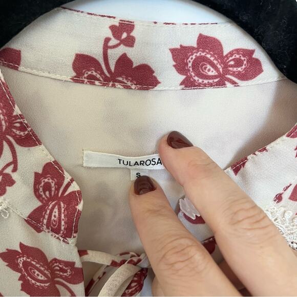 Tularosa Addis Floral Paisley Print Dress Size S - Picture 2 of 4